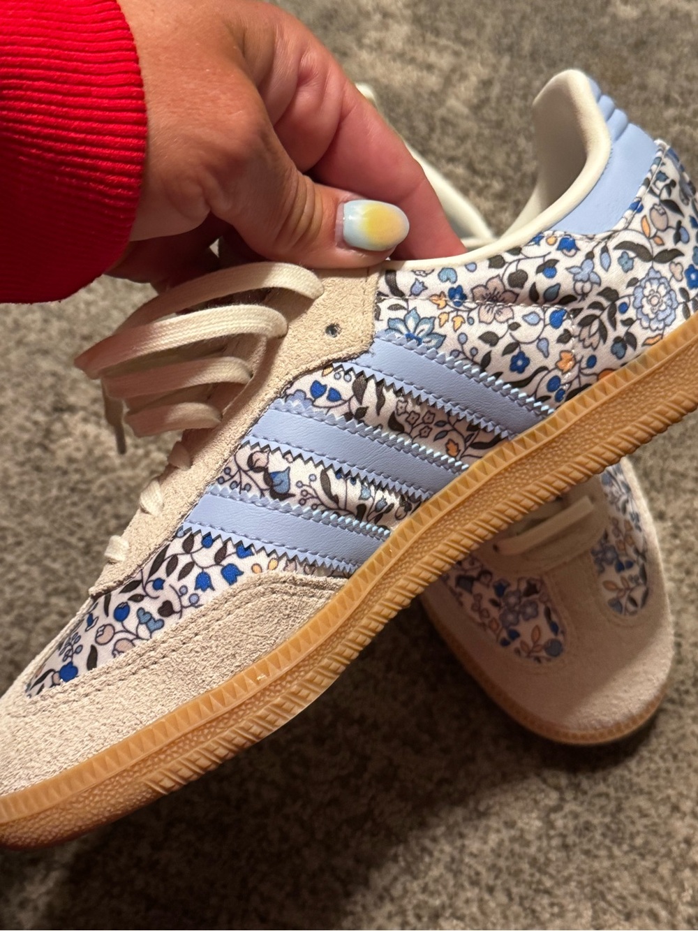 adidas Samba OG. Liberty London Blue Flower sneakers. - Picture 4 of 5